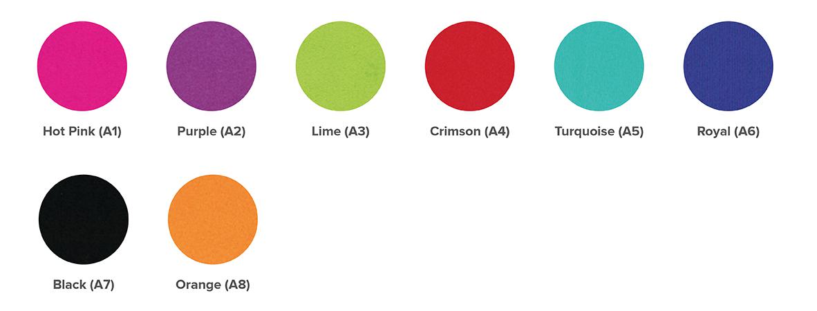 Pastel Polyester Fabric Swatches
