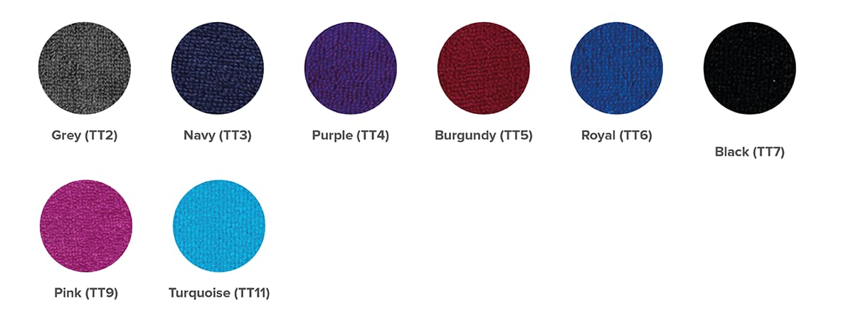 Terry Toweling Fabric Swatches